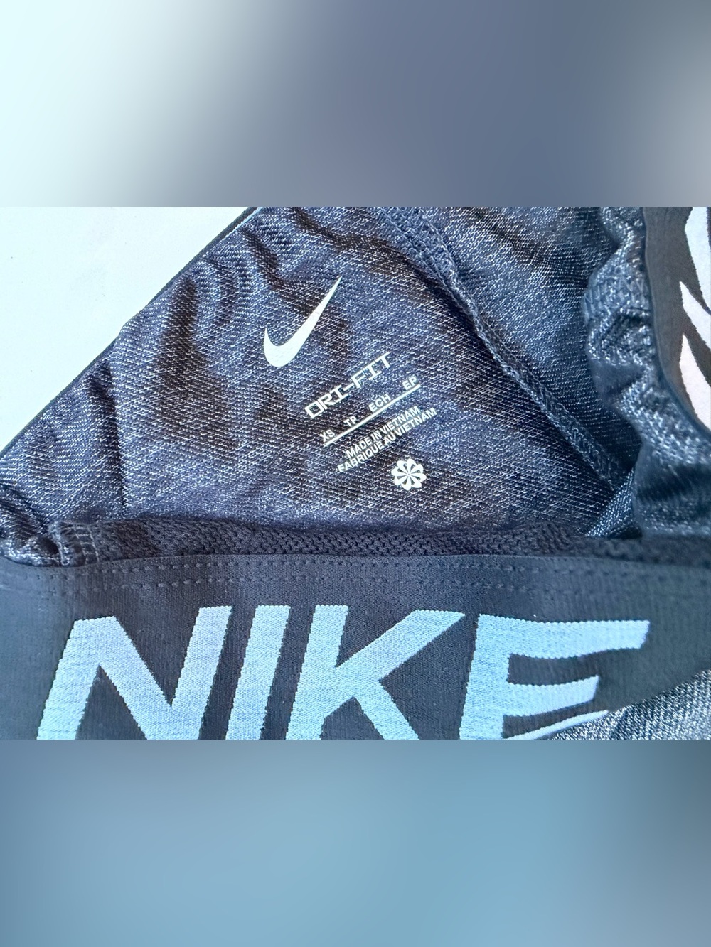 Nike Charcoal Gray Stretch Athletic Shorts Branded Waistband Pockets XS - Picture 3 of 10